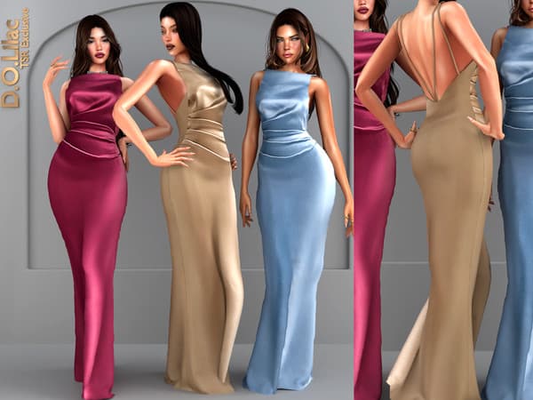 Платье Satin Whisper Dress